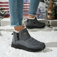 thumbnail image 6 of Winter Ankle Boots Fashionable Solid Color Lined Warm Snow Boots Comfortable Casual Footwear, 6 of 7