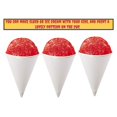 thumbnail image 4 of MesaSe White Paper Cone Cups  Snow Cone Cups Coated Leakproof Cone Paper Cups for Slush  Shaved Ice  Water 200Pcs, 4 of 8