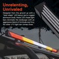 thumbnail image 4 of True Mods 35" Off-Road Rear LED Chase Light Bar for Polaris RZR Can-Am Maverick X3 UTV ATV SXS Truck [White Sequential Scanner] [Red Tail Brake Amber Turn Signal Flashing Blinker] [IP67 Waterproof], 4 of 4