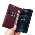 thumbnail image 4 of Funda para iPhone 13 Pro Estuche de Cuero PU Tipo Cartera con Ranuras para Tarjetas y Cierre Magnético, 4 of 5