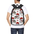 thumbnail image 4 of Balery Rabbit And Hedgehog Mochila para hombre y mujer - Tela Oxford 600D resistente - Gran capacidad, resistente al agua, ideal para la escuela, viajes y senderismo, 4 of 5