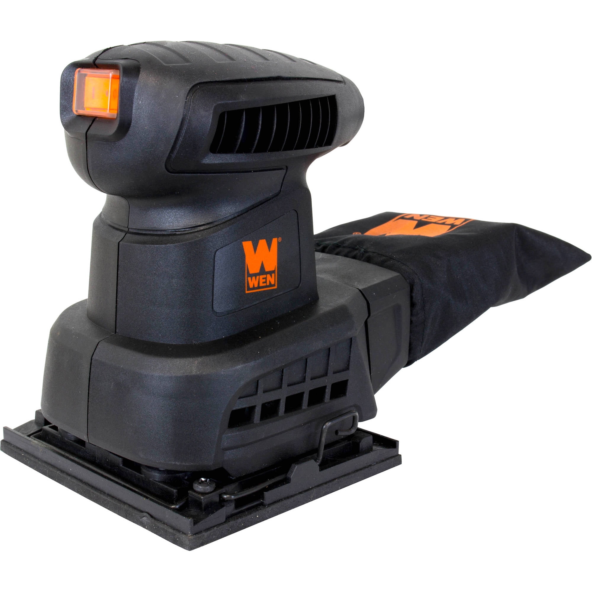 WEN 2Amp 1/4Sheet Orbital Palm Sander, Corded, 6304