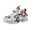 White, variant on dmqupv Girl Sport Shoes Toddler Big Kids Shoes Boys Girls Breathable Sneakers Athletic Running Shoes Kids Tennis Shoes White,Size for US 5
