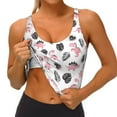 thumbnail image 4 of Lsque Cute Dinosaur Printed Women'S Sports Bra, Compression, Moisture Wicking, High-Impact Sports Bra For Women,Supportive sports bra-XX-Large, 4 of 9
