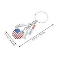 thumbnail image 2 of unbranded 2Ud Llavero De Metal Americano Para De Y Viajes, 2 of 8