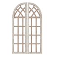 thumbnail image 1 of LuxenHome WHA1487 2 Pièce Rustique Fenêtre en Bois Décor Mural, 1 of 1