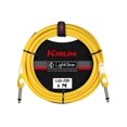 thumbnail image 1 of Cable para Instrumento Kirlin Amarillo Profesional 6 Metros Plug 1/4, 1 of 4