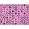 thumbnail image 1 of Ahgly Company Machine Washable Indoor Rectangle Transitional Orchid Purple Area Rugs, 7' x 10', 1 of 7