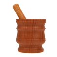 thumbnail image 3 of PP Garlic Masher Gadget 1 Set Chocolate Round Design Ideal For Home Users And Cooking, 3 of 3