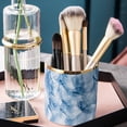 thumbnail image 3 of Portalápices de cerámica, soporte para taza, organizador de lápices, soportes para brochas de maquillaje para escritorio de oficina en casa, 10*9*9cm, 3 of 5