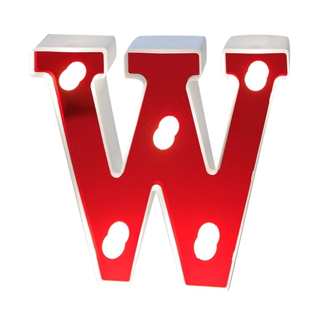 TOWED22 Fashion LED Subtitle Lamp LED Lamp Life Is Long Long Term Use Without Heat. Get The Decorative Effect LED Letter Lights Light Up Letters Standing Hanging(W)