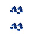 thumbnail image 2 of yingyy 10 Pcs Bouchons de Valve de Pneu Remplacer Accessoire Accessoires de Roue Auto Couvercle de Tige de Jante Bleu 2ensemble, 2 of 6
