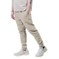 thumbnail image 2 of Brooklyn Cloth Men's Core Fleece Sweatpants Joggers, Elastic Waist, Drawstring Cuffs, Sand, Small, 2 of 4