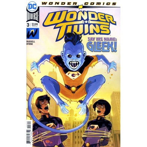 Wonder Twins #3 VF ; DC Comic Book