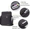 thumbnail image 3 of Tinyat Messenger Bags for Men Shoulder Sling Bags Business Crossbody Bags for Men Work Bag Gray, 3 of 6