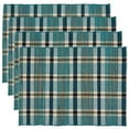 thumbnail image 6 of Fennco Styles Plaid Woven Water Hyacinth Placemats 14 x 20 Inch, Set of 4, 6 of 6