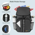thumbnail image 3 of SUN CUBE Cooler Backpack 33 Can, Leakproof Insulated Backpack Cooler for Men Women, Camping Cooler Backpack for Beach Travel Hiking, Waterproof Lunch Backpack, Grey, 3 of 9