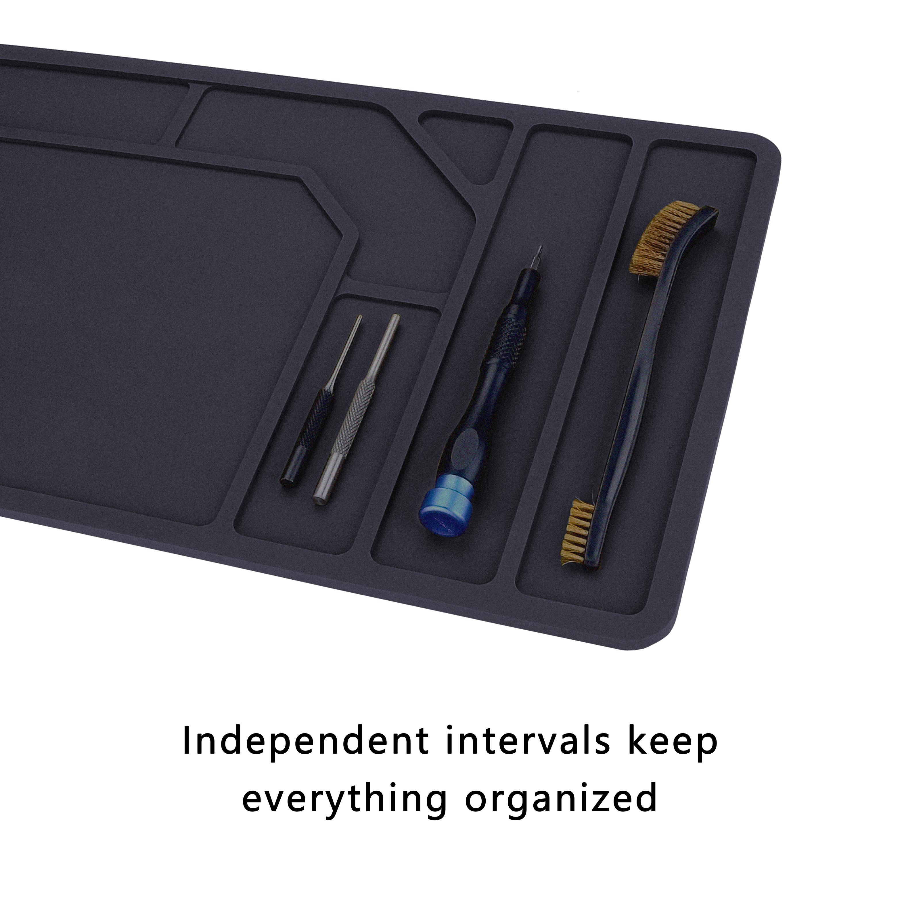 Cleaning Mat, Anti-Slip Magnetic Gun safe Maintenance Mat, Rubberized Repair Mat 36" x 10"