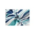 thumbnail image 4 of 5Pcs Women Square Scarf Scarves Leopard Printed Striped Polka Dots Pattern Kerchief Neckerchief 5pcs-50x50cm Blue White Novelty, 4 of 4