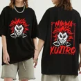 thumbnail image 1 of Camiseta de Anime Baki The Grappler para hombre, camisa de manga corta de gimnasio Yujiro Hanma, 100% algodón, informal, ropa de calle y2k, 1 of 2