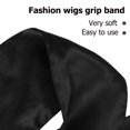 thumbnail image 4 of Minkissy 2Pcs Satin Wig Grip Band Wrap Black Non Hair Wraps for Indoor and Outdoor Wear, 4 of 8