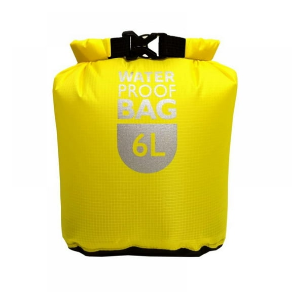 Stibadium Waterproof Dry Bag 6L/180Fl.Oz, 210T Polyester Taffeta Material Swimming Rafting Kayaking Inland River Trekking Beach Rafting Floating Sail Canoe Boating Waterproof Dry Bag Storage Bag