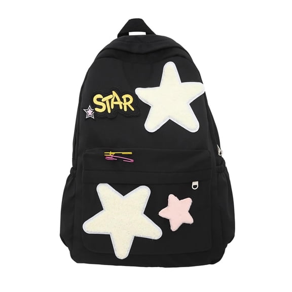 Y2k Backpack for Women, Kawaii Star Backpack Aesthetic Backpack Casual Daypack for Hiking Travel