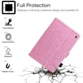 thumbnail image 3 of Kindle Fire HD 10 Case 2021, Fire HD 10 Plus Cover 11th Gen 2021, Allytech Flip PU Leather Shockproof Smart Shell with Pen Holder Card Pockets Cover for Fire HD 10.1" 11th Gen 2021, Pink, 3 of 7