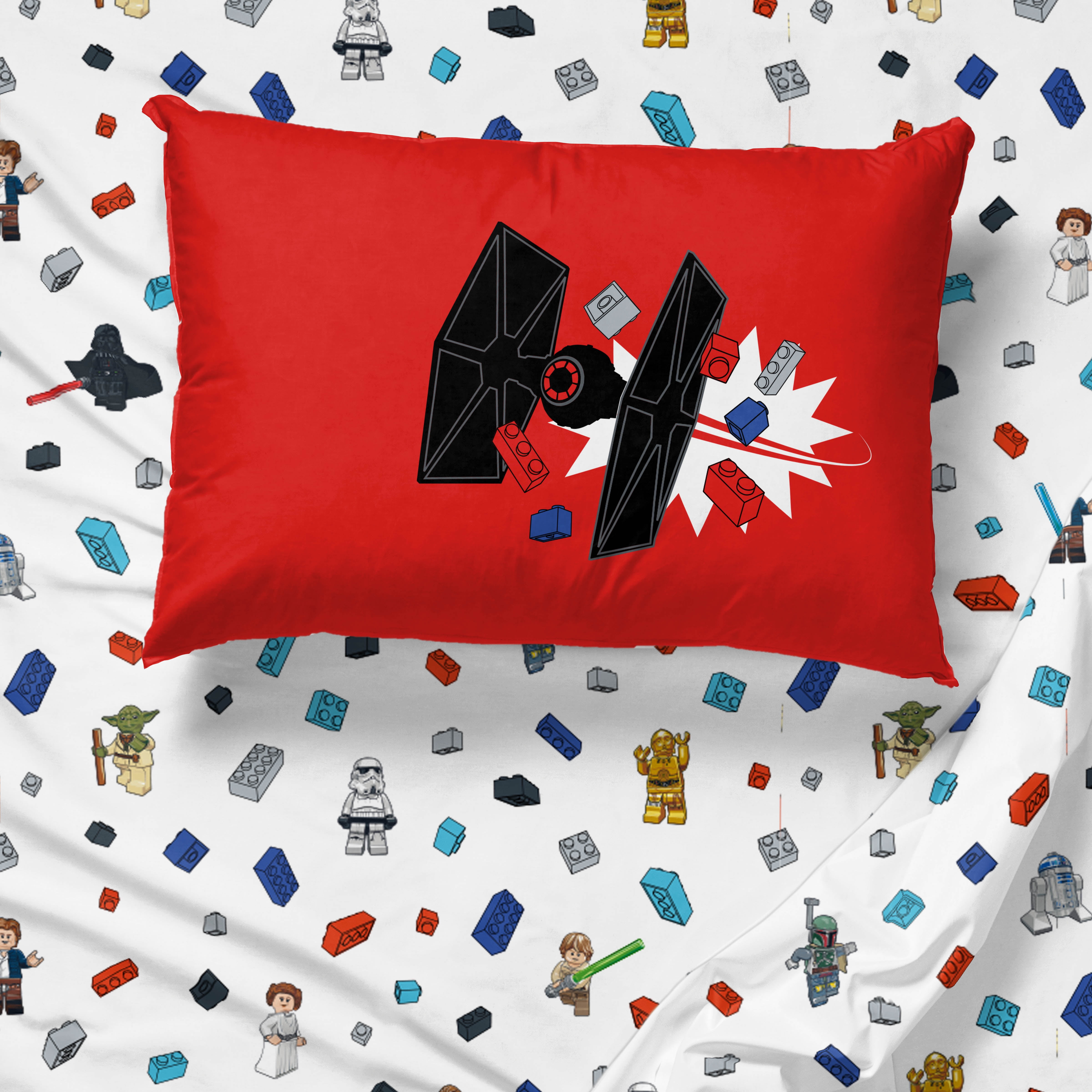 LEGO® Star Wars Kids 4 Piece Multicolor Bedding Sheet Set, Full Size
