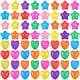 thumbnail image 3 of 100 pelotas creativas con forma de estrella para la piscina, juguetes de colores para niños., 3 of 7