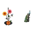 thumbnail image 1 of Soporte de papel higiénico,Soporte de papel de cocina con forma de girasol para encimera,Figura de escritorio,Estatua de pavo real en estante,escritorio,decoración del hogar,Figuras, 1 of 8