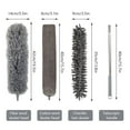 thumbnail image 3 of Microfiber Duster with Extension Pole Washable Dusters  Reusable Dusters  Bendable Duster for High Ceiling  Cleaning Ceiling Fan  Furniture  Blinds  Cars, 3 of 8
