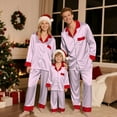 thumbnail image 6 of NMMUED Christmas Pajamas Holiday Pajamas Soft Pajamas Christmas Family Pajamas Matching Sets 2 Piece Lounge Set Matching Family Christmas Pajamas Christmas Vacation Pajamas (Mom) Pink S, 6 of 6