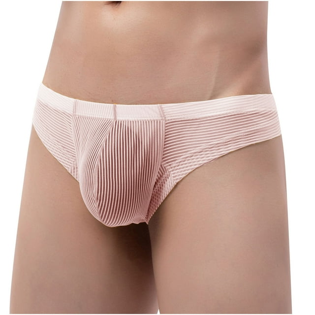 HKEJIAOI Boxers pour Hommes, Mode Décontractée, sous-Vêtements Solides, Maille Rayée, Taille Basse, Offres en Liquidation