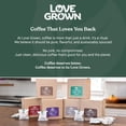 thumbnail image 4 of Love Grown Compostable Coffee Pods - Compatible With Most Major Coffee Pod Brewers - 100% Arabica, Plastic-Free, Non-GMO - Extra Dark Roast, Box of 15, 4 of 9