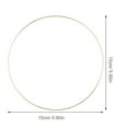 thumbnail image 4 of 3 uds corona aros de hierro aros de macramé para colgar en la pared manualidades DIY anillos atrapasueños, 4 of 8