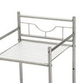 Mainstays 5 Shelf Steel Storage Shelf Unit, Satin Nickel Finish for