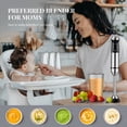1000W 7-in-1 Immersion Hand Blender, 20 Speed + Turbo Mode, Titanium ...