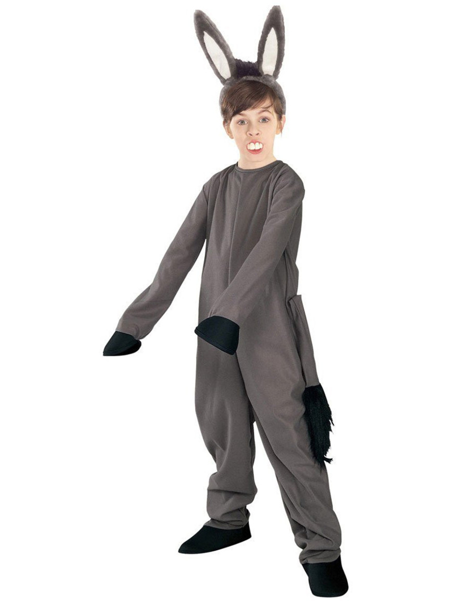 Child's Boys Shrek Annoying Talking Companion Friend Donkey Costume