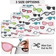 thumbnail image 2 of Dish Drying Mat Absorbent Dish Drainer Kitchen Counter 15.7x11.8inch Dish Drying Pad for Countertops, Sinks, Draining Racks Cartoon Sunglasses Pattern, 2 of 9