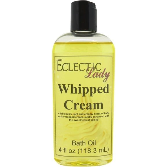 Whipped Cream Bath Oil - Scented Body Oil - Relaxing & Moisturizing Bathing Oil - Fragrance Body Oil For Dry & Rough Sensitive Skin - 4 oz