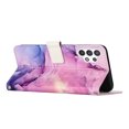 thumbnail image 3 of Mantto Fit for Samsung Galaxy A13 4G 6.6 inch Case with Wrist Strap,Marble Pattern Design PU Leather with Credit Card Slots & Stand Magnetic Clasp Flip Wallet Phone Case,Purple, 3 of 10