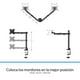 thumbnail image 4 of Soporte doble de escritorio Steren Para monitores hasta 32 pulgadas, 4 of 7