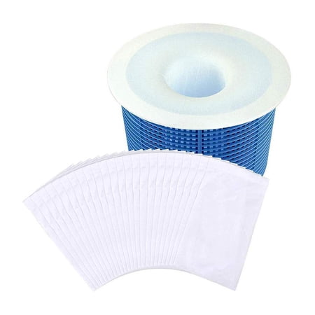 30 Pieces Pool Skimmer Basket Socks, Fine Mesh Filter Socks for Swimming Pool Skimmers Saver