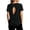 Black, variant on Open Back Workout Tops for Women Short Sleeve Yoga Pilates Outfits Athletic Gym Shirts Fitness Clothing Summer 2026