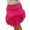 C243 Hot Pink, variant on Gbsyewxs Skirts For Women High Elastic Waist Solid Color Irrgular Feather Dance Party Summer Women'S Skirts Pink
