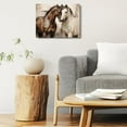 thumbnail image 3 of HFDF Retro Horse Decor Canvas Wall Art - Vtage Country Horse Stuff - Poster Prts for Home, Farmhouse, Bathroom, Bedroom, Livg Room - 10x8inch Unframed, 3 of 6