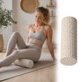 thumbnail image 6 of Foam Roller For Exercise, Textured Foam Roller For Yoga And Fitness, Foam Roller For Home Workout,Beige - 30Cm, 6 of 6