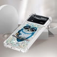 thumbnail image 4 of Phone Case for Xiaomi Poco X4 Pro 5G,Crystal Bling Quicksand Effect TPU Bumper Case with Four Corners Drop Protection Cover for Xiaomi Poco X4 Pro 5G,YBDT Owl, 4 of 12