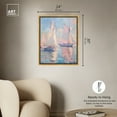 thumbnail image 5 of Set Sail Sailing Wall Art Canvas Wall Art by Art Remedy, Gold Floater Frame, 25.5" x 31.5", 5 of 7